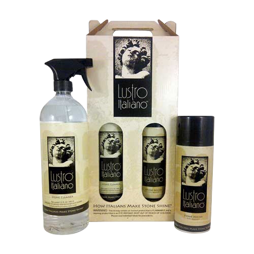Ensemble de nettoyant quotidien et rehausseur de lustre pour pierre naturelle